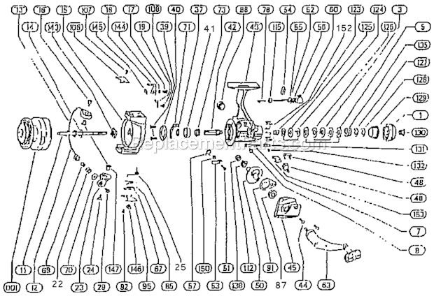 Shakespeare 2400-040 Sigma Reel Page A Diagram