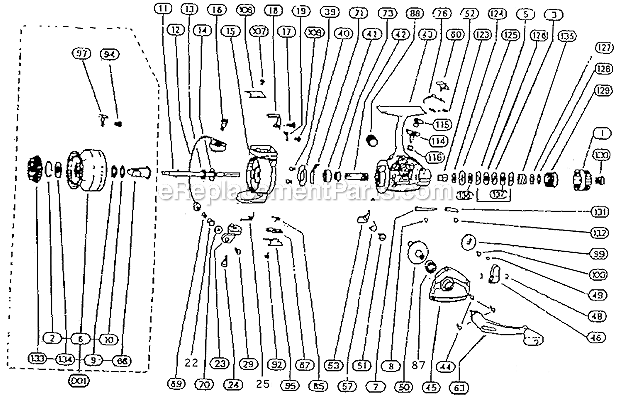 Shakespeare 2500-035CK Sigma Supra Reel Page A Diagram