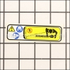 Caution Label - X505000270:Shindaiwa