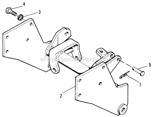 Simplicity 1600202 Hitch Assembly Page A Diagram