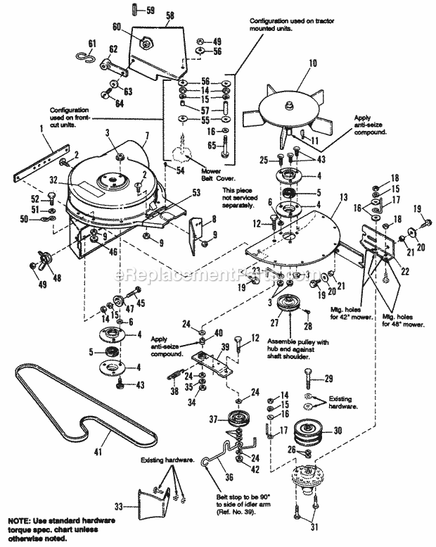 Simplicity 1691998 Turbo Blower System Page A Diagram
