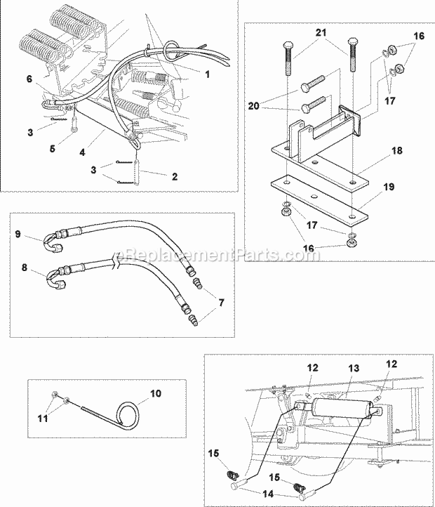 Simplicity 1693566 Front Cylinder Kit Page A Diagram