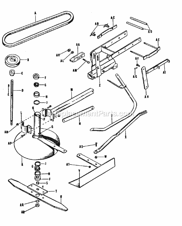 Simplicity 990194 26 Inch Weed Cutter Page A Diagram