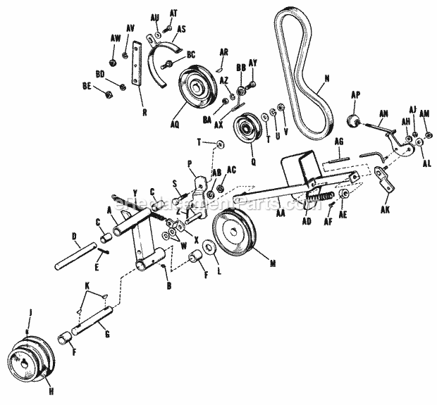 Simplicity 990211 Pto For Tractor Page A Diagram