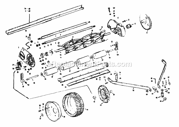Simplicity 990273 3 Gang Mower Page A Diagram