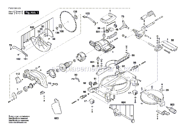 Skil 3316 (F012331600) Table Mitre Saw Page A Diagram