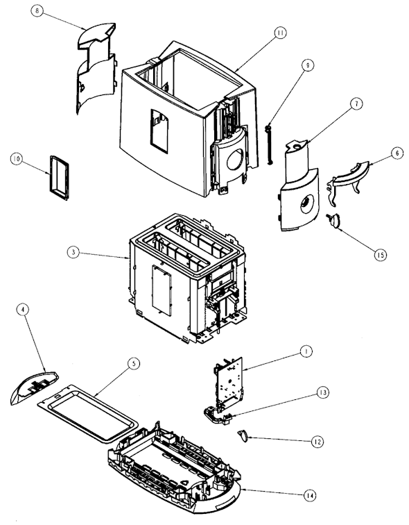 Sunbeam 3802-000 Toaster Page A Diagram