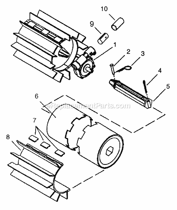Tanaka TSW-210 Power Sweeper Attachment Page A Diagram