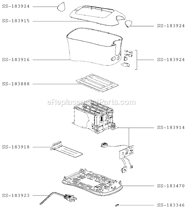 T-Fal 539741 Toaster Page A Diagram