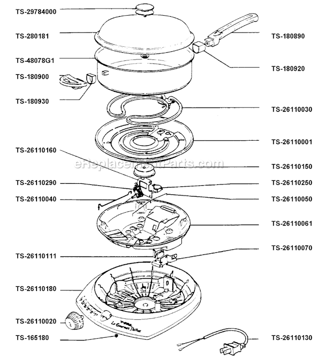 T-Fal 7853172 Induction Cooker Page A Diagram