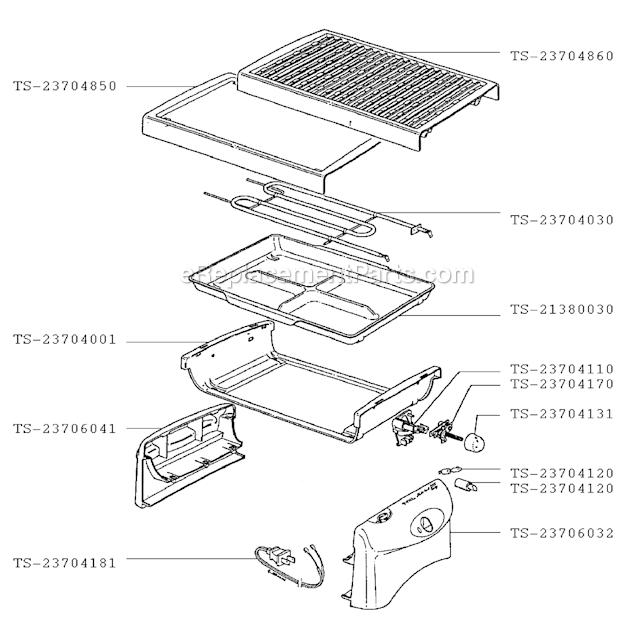 T-Fal 78817629 Excellio Grill Page A Diagram