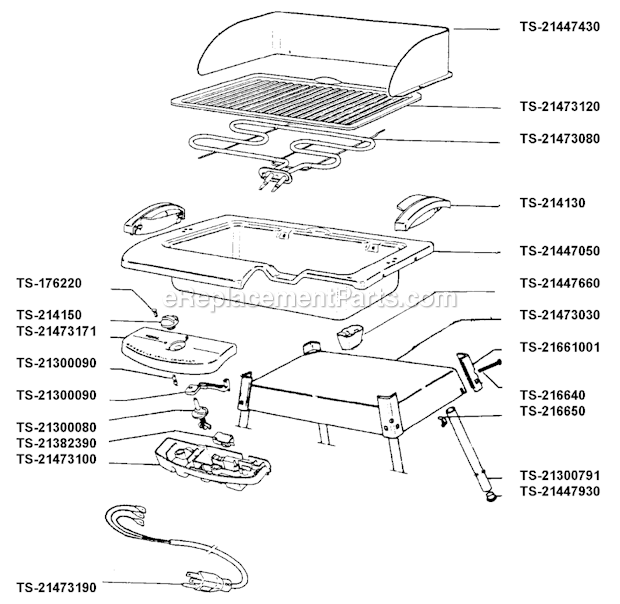 T-Fal 7897172 Bahamas Grill Page A Diagram