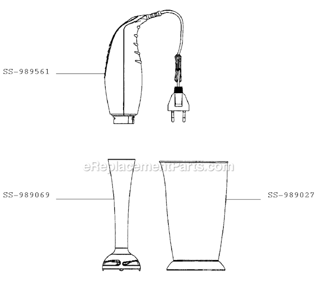 T-Fal 854342 Swing Mixer Page A Diagram