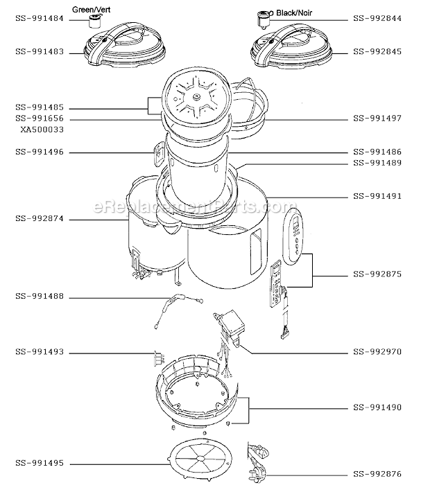 T-Fal CY400051-7D Multi-Cooker Page A Diagram