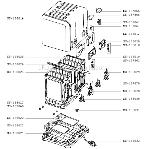 T-Fal TT542050/4Y Inox Toaster Page A Diagram