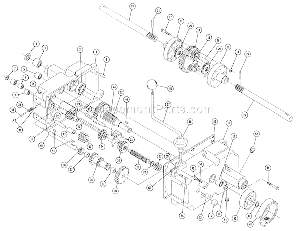 Toro 1-4831 (1968) Lawn Tractor Page A Diagram