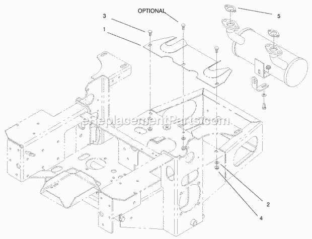 Toro 100-3988 Shield Kit, 100 Series Compact Z Shield Assembly Diagram