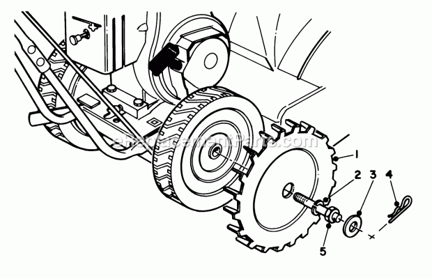 Toro 11-9780 Traction Disc Kit, Snowhound 20-in. Snowhound Traction Disc Kit Diagram