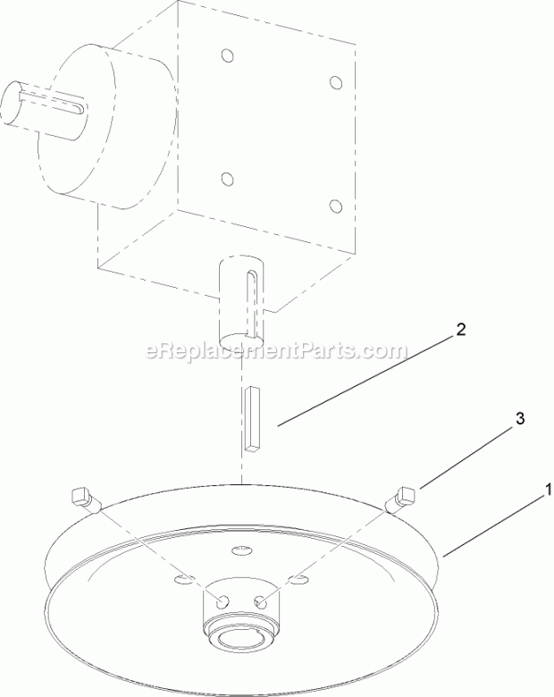 Toro 110-3944 Replacement Pulley Kit, Z593-d Z Master Models 74264 And 74265 Pulley Assembly Diagram