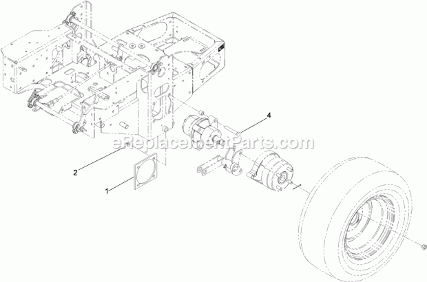 Toro 112-8673 Channel Reinforcement Kit, Z400 Z Master Mower Channel Reinforcement Kit No. 112-8673 Diagram