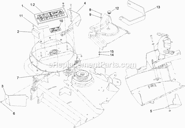 Toro 117-3826 Ce Kit, Model 78553 Blower And Drive Kit For 60in Bagging System 60in E-Z Vac Triple Bagging System Ce Kit No. 117-3826 Diagram
