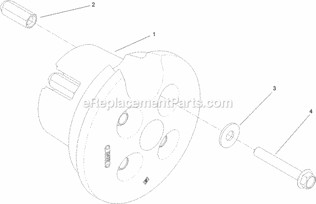 Toro 133-5386 Wheel Weight Kit, Grandstand Multi Force Mower Wheel Weight Assembly No. 133-5386 Diagram