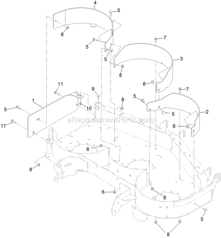 Toro 139-6650 48in Recycler Kit Recycler Assembly Diagram