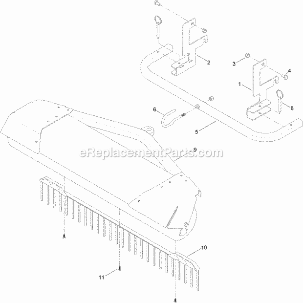 Toro 20602 Lawn Striping Kit With 30in Roller, Walk-behind Lawn Mowers Lawn Striping Kit Diagram
