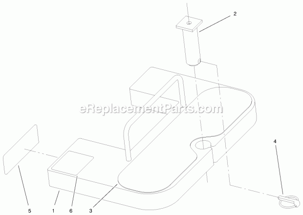 Toro 22715 Counterweight, Dingo-diesel Counterweight Assembly Diagram