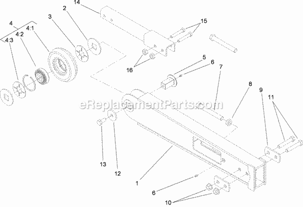 Toro 22976 3ft Trencher Boom Trencher Boom Assembly Diagram