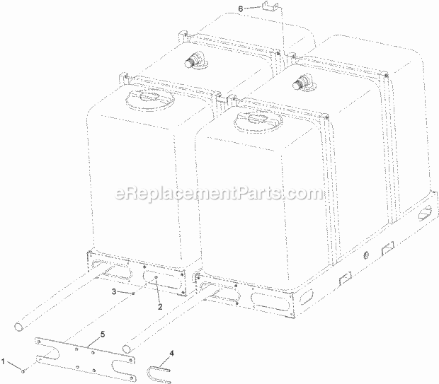 Toro 23895E Two-tank Setup Kit, Fm 330 Fluid Mixer Fluid Mixer Two-Tank Setup Kit Assembly Diagram
