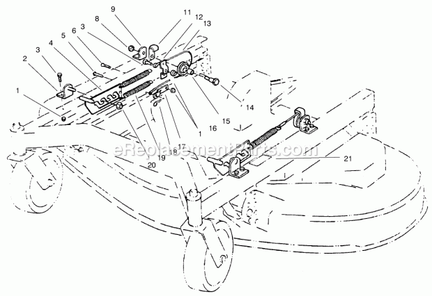 Toro 30759 Mower Flotation Kit, Groundsmaster 117 And 120 Flotation Assembly Diagram