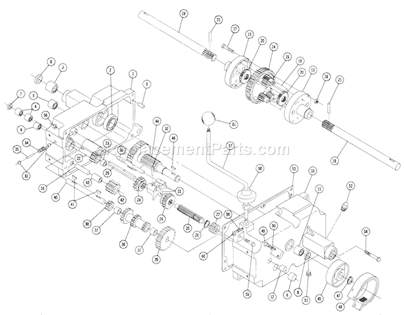 Toro 657 (1967) Lawn Tractor Page A Diagram
