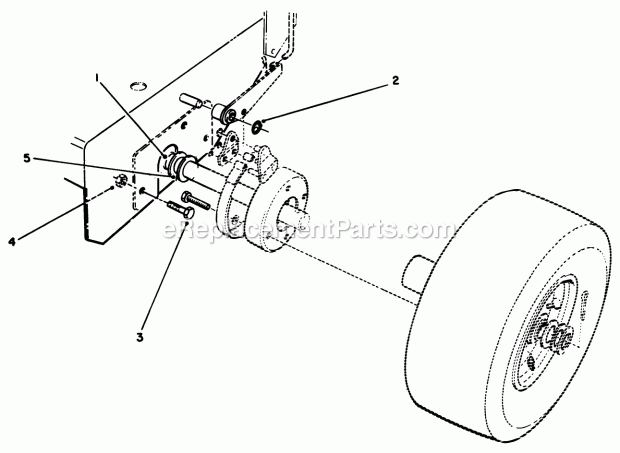 Toro 71-3040 Axle Replacement Kit, Wide Area Mower Axle Replacement Kit Wide Area Mowers Diagram