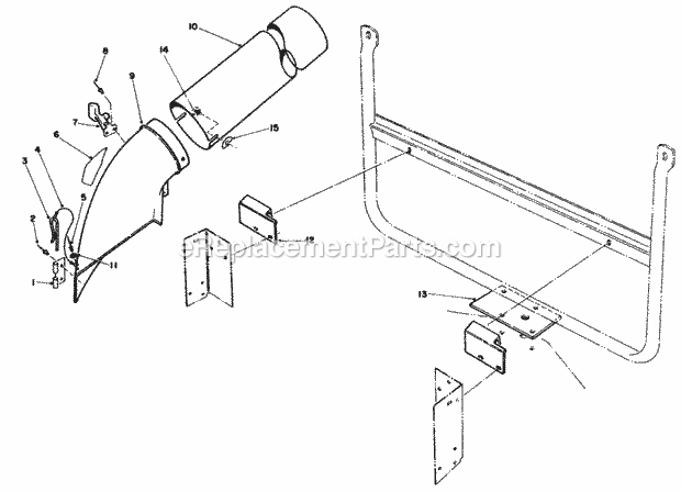 Toro 72-2700 Adapter Kit, Easy Empty Bagger Adapter Kit-Hmr No. 72-2700 Diagram