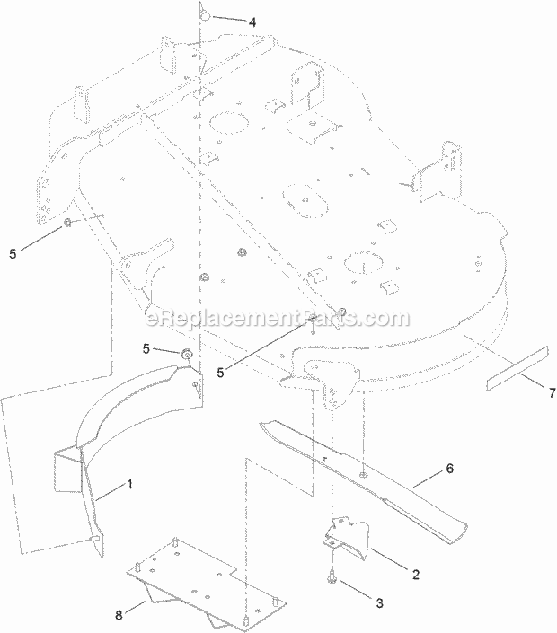 Toro 79023 42in Recycler Kit for TimeCutter MX Series Riding Mower 42_Inch_Recycler_Kit_Assembly Diagram