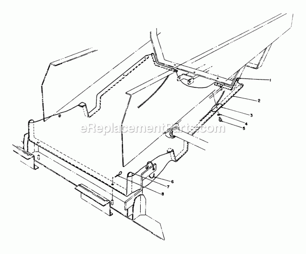 Toro 82-7450 Rear Discharge Mower Shield Kit, Proline 118 Shield Assembly Diagram