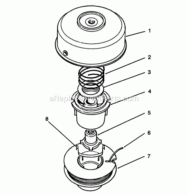 Toro 83-4600 One Line Head, Tc 5010 Gas Trimmer Head Assembly Diagram