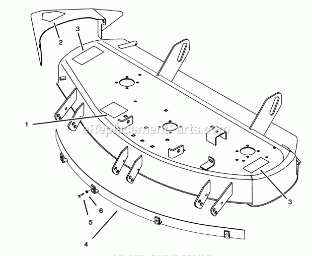 Toro 93-9255 Ce Kit For Model 78231 Deck Assembly Diagram