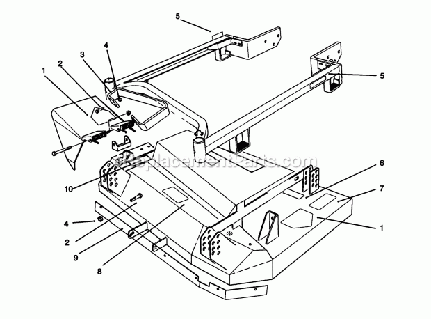 Toro 93-9455 Ce Kit For Model 30136 Decals, Baffles and Attaching Parts Diagram
