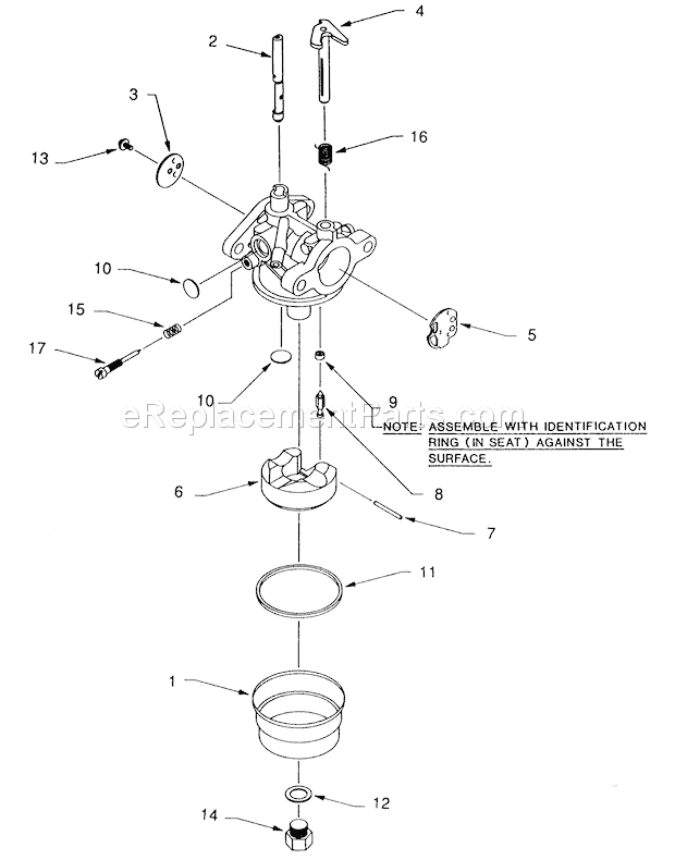 Walbro LMR-1-1 Carburetor Page A Diagram