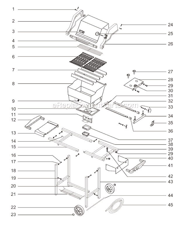 Weber 2341298 (00-01) Genesis Silver A NG Grill Page A Diagram